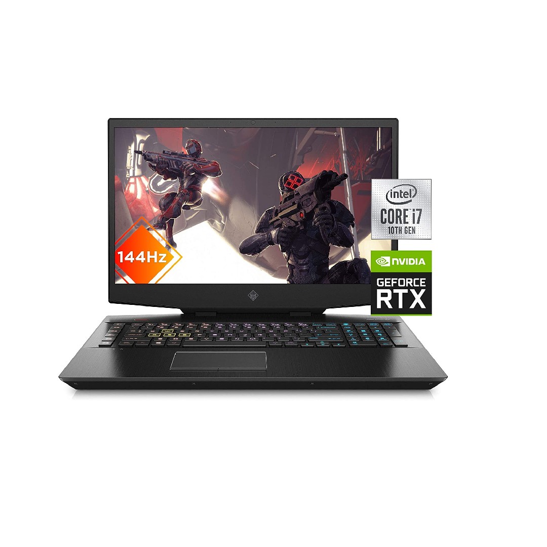 HP OMEN 17-CB1080NR Gaming 2L008UA#ABA: 10Th Gen Intel Corei7-10750H, 2.6GHz, 512GB SSD, 16GB RAM- Gaming Laptop