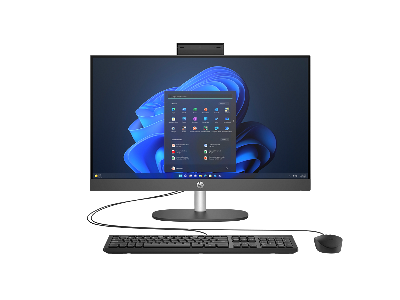 HP ProOne 240 G10 All-in-One Desktop PC | Intel® Core™ i3-N300 | 4GB DDR4 RAM | 512GB SSD | 23.8” FHD Display | Wi-Fi 6 | Bluetooth 5.3 | 1-Year Warranty (A55B1ET)