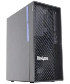 Lenovo ThinkSystem ST50 V2 Tower Server — Intel Xeon E-2324G, 16GB RAM, 1.92TB SSD (2x960GB Micron 5400 Pro), SW RAID, 500W PSU, 3-Year Warranty (7D8JA043EA)