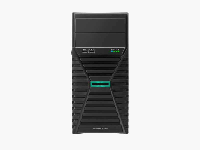 HPE ProLiant ML30 Gen11 E-2434 Server Intel® Xeon® E-2434 | 16 GB UDIMM | 8 SFF | 800 W Power Supply (P65397-421)